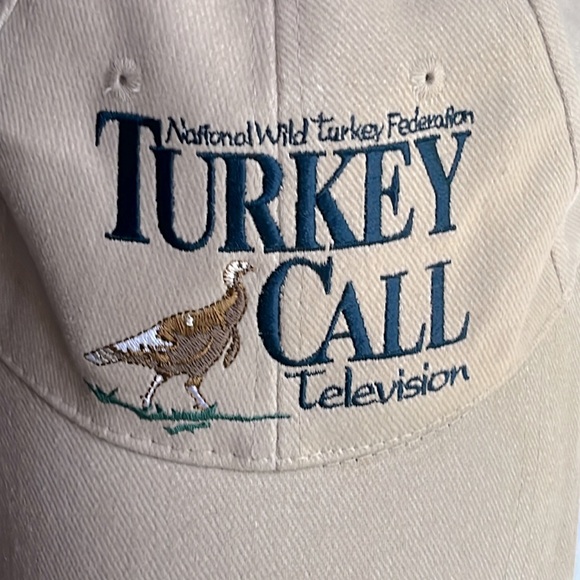 Turkey Call Television Ball Cap Hat National Wild Turkey Federation Embroidered - Picture 3 of 11